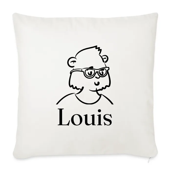 Coussin personnalisé au prénom Louis