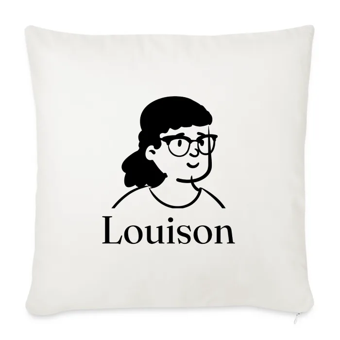 Coussin personnalisé au prénom Louison