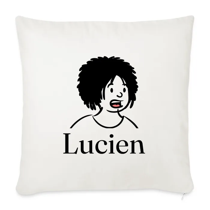 Coussin personnalisé au prénom Lucien