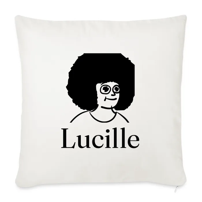 Coussin personnalisé au prénom Lucille