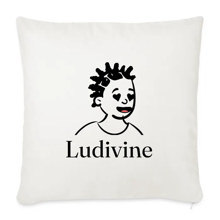Coussin personnalisé au prénom Ludivine