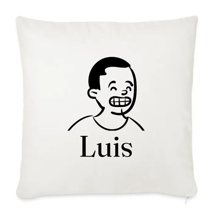 Coussin personnalisé au prénom Luis