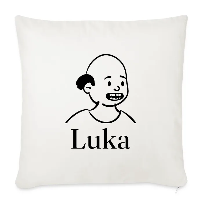 Coussin personnalisé au prénom Luka