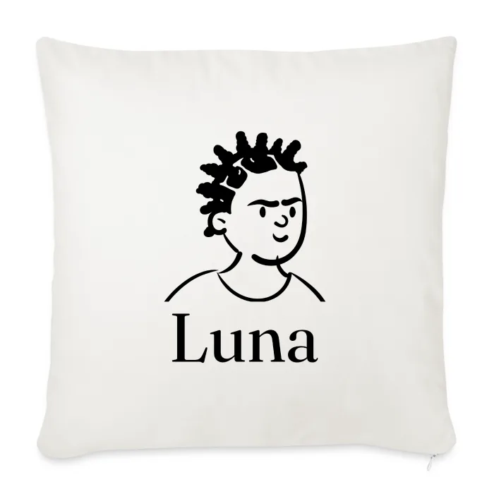 Coussin personnalisé au prénom Luna