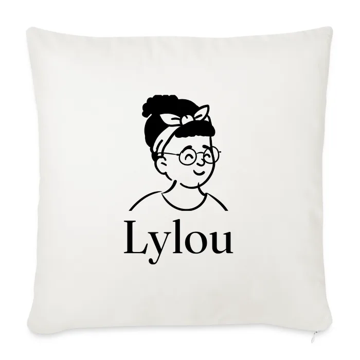 Coussin personnalisé au prénom Lylou