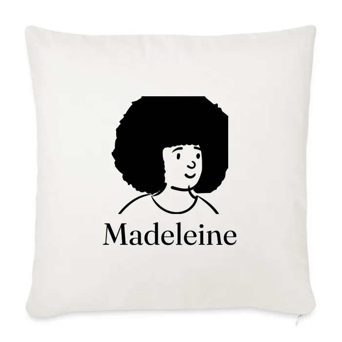 Coussin personnalisé au prénom Madeleine