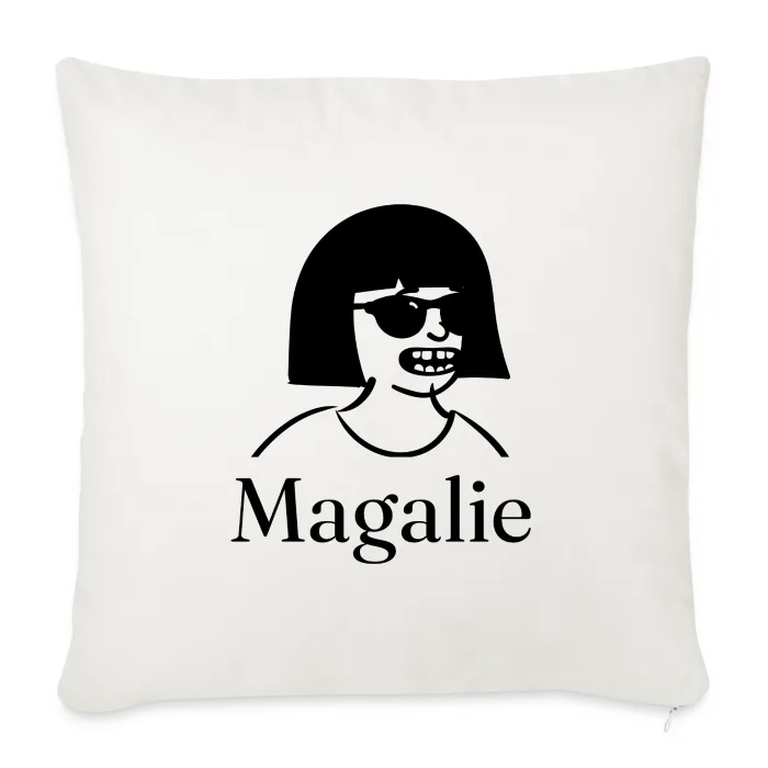 Coussin personnalisé au prénom Magalie