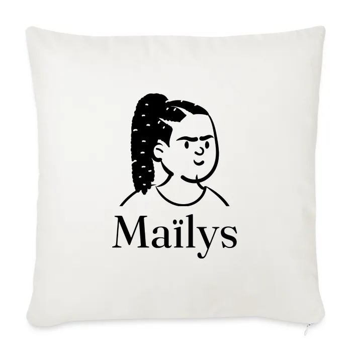 Coussin personnalisé au prénom Maïlys
