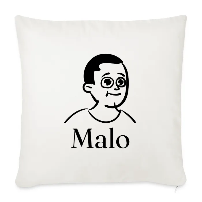 Coussin personnalisé au prénom Malo