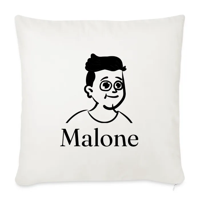 Coussin personnalisé au prénom Malone