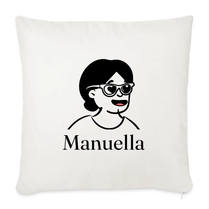 Coussin personnalisé au prénom Manuella