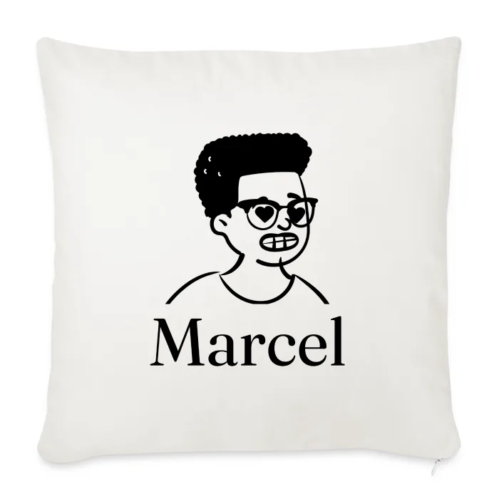 Coussin personnalisé au prénom Marcel
