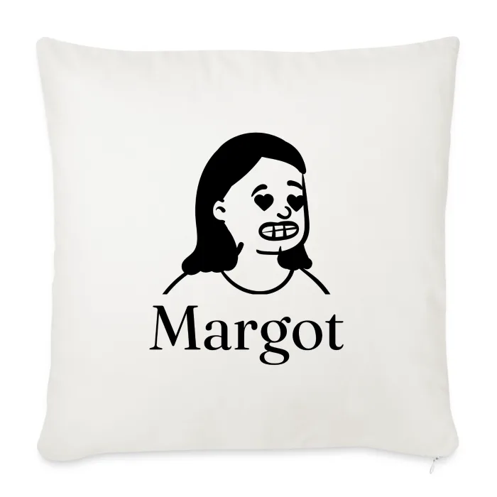 Coussin personnalisé au prénom Margot