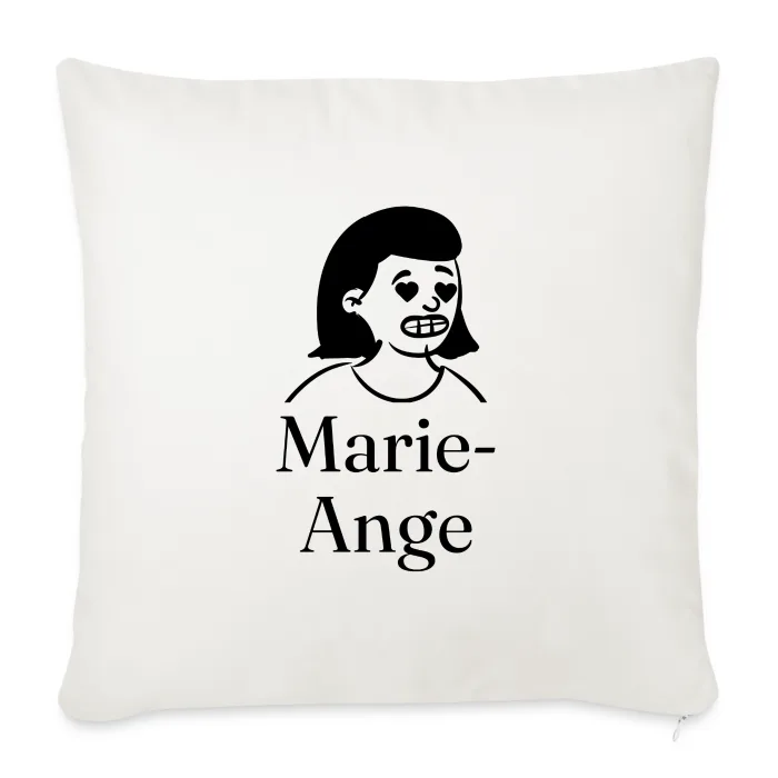 Coussin personnalisé au prénom Marie-Ange