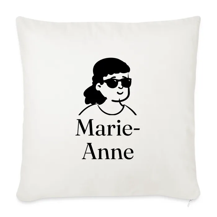 Coussin personnalisé au prénom Marie-Anne