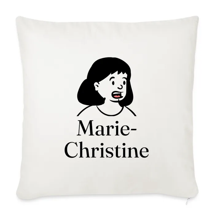 Coussin personnalisé au prénom Marie-Christine