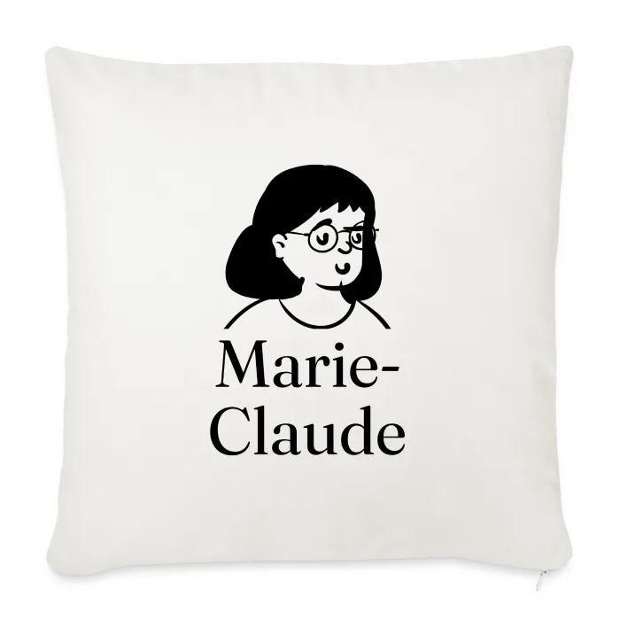 Coussin personnalisé au prénom Marie-Claude
