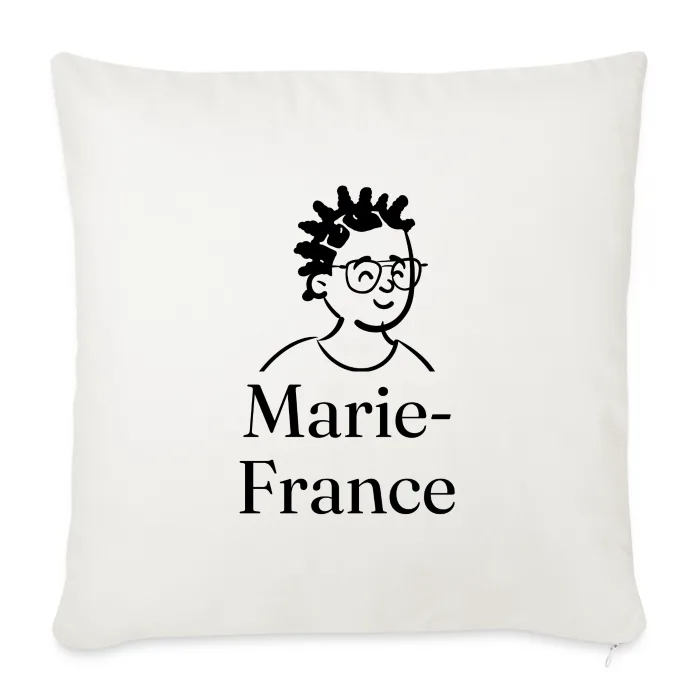 Coussin personnalisé au prénom Marie-France