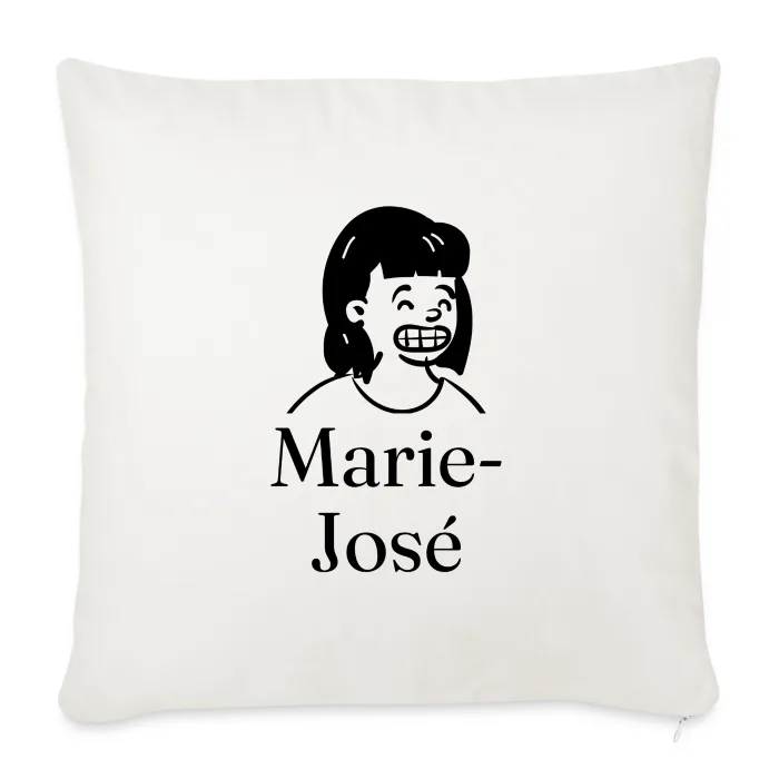 Coussin personnalisé au prénom Marie-José