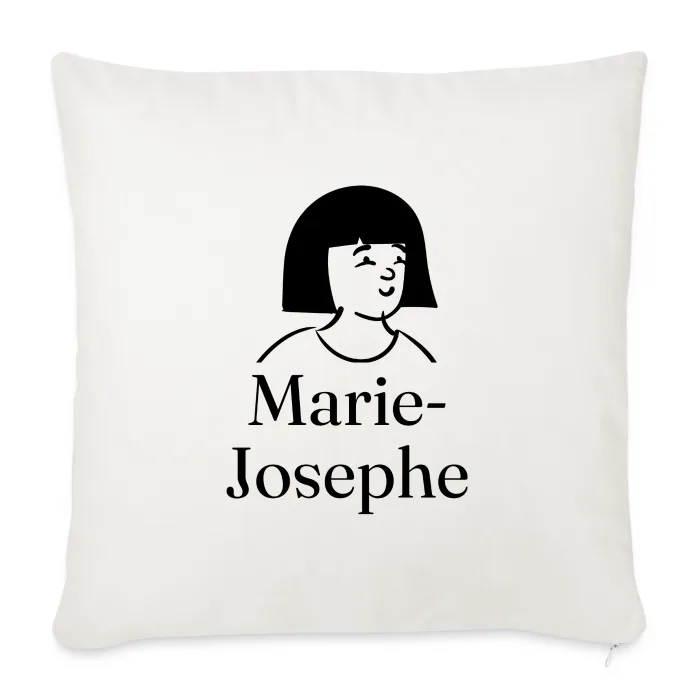 Coussin personnalisé au prénom Marie-Josephe