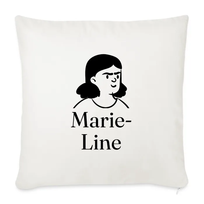 Coussin personnalisé au prénom Marie-Line