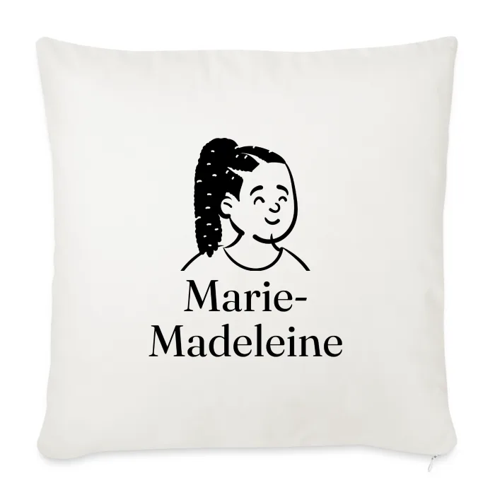 Coussin personnalisé au prénom Marie-Madeleine