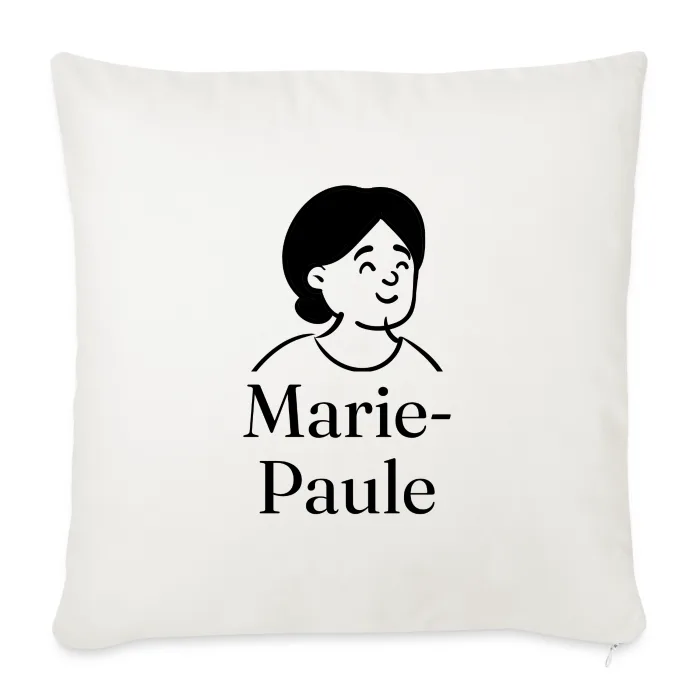Coussin personnalisé au prénom Marie-Paule