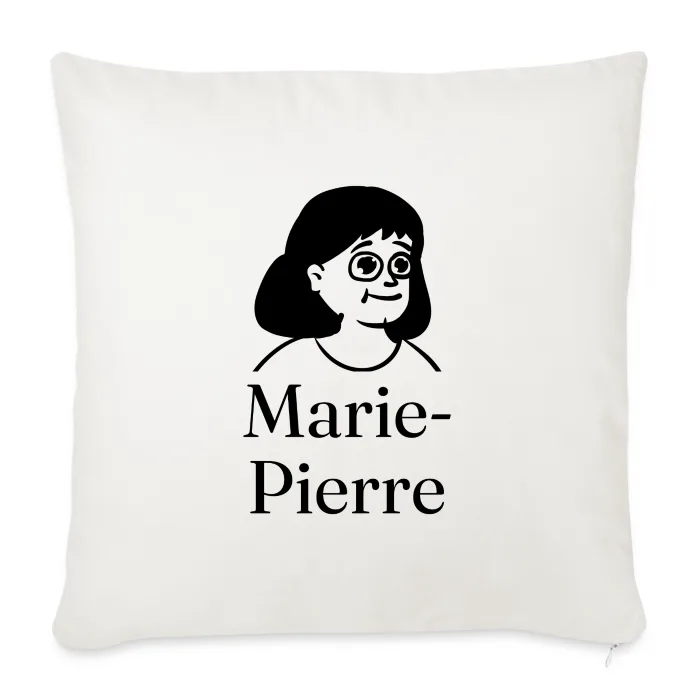Coussin personnalisé au prénom Marie-Pierre