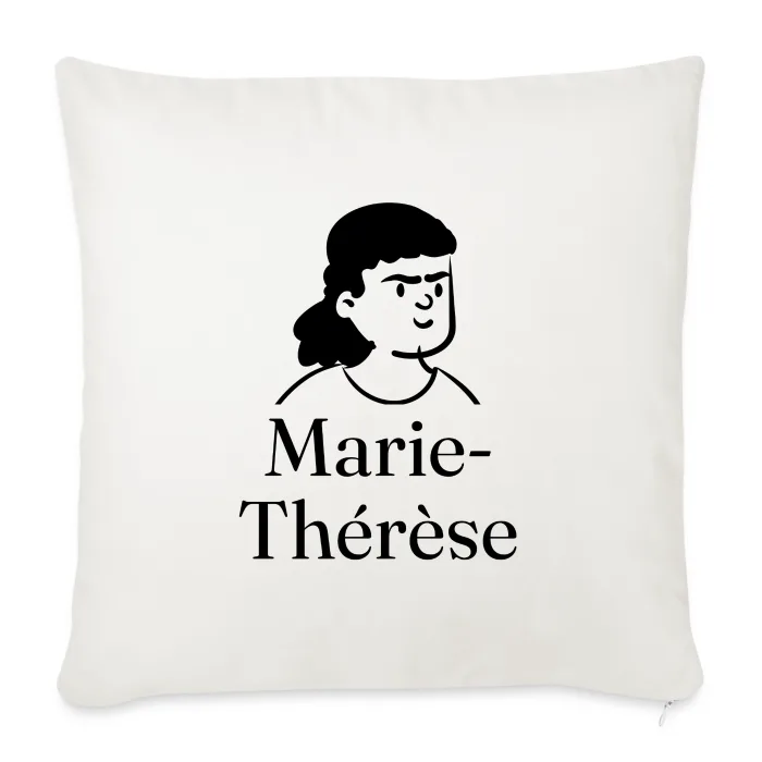 Coussin personnalisé au prénom Marie-Thérèse