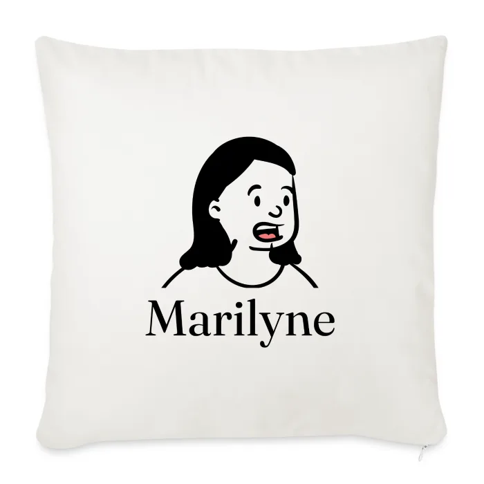 Coussin personnalisé au prénom Marilyne