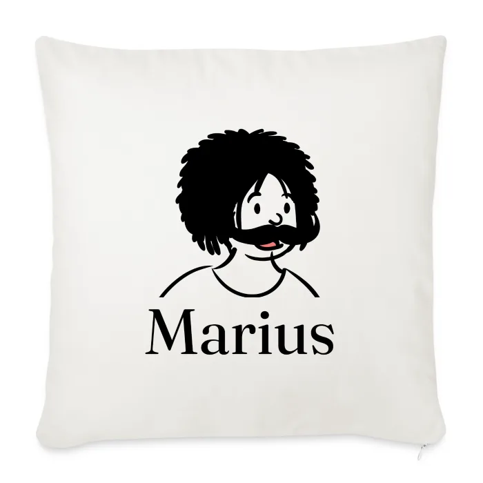 Coussin personnalisé au prénom Marius