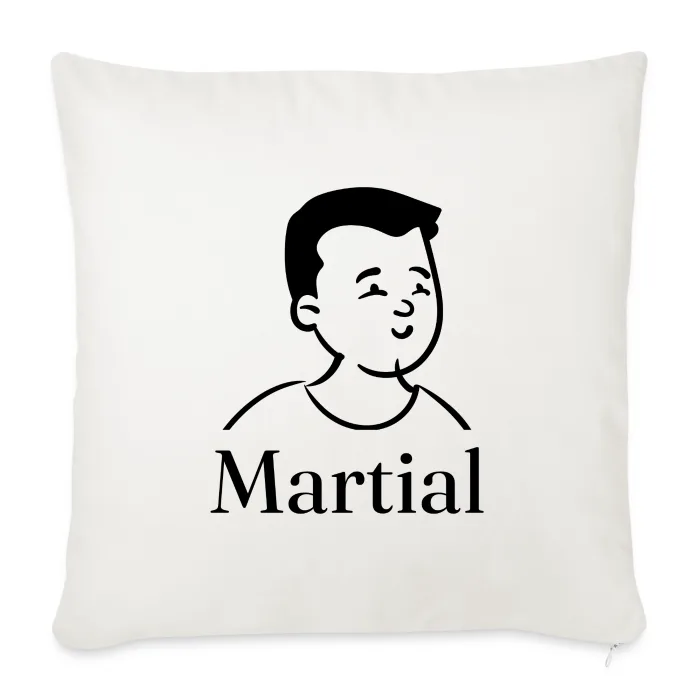 Coussin personnalisé au prénom Martial