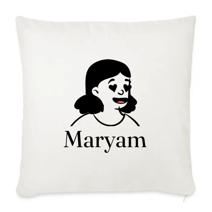 Coussin personnalisé au prénom Maryam