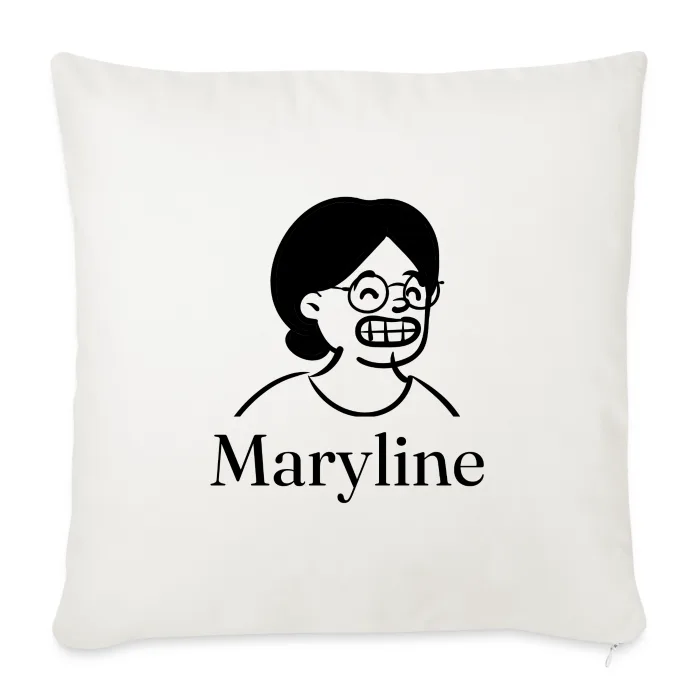 Coussin personnalisé au prénom Maryline