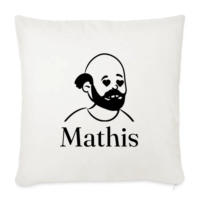 Coussin personnalisé au prénom Mathis