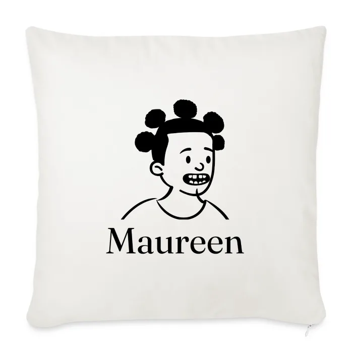 Coussin personnalisé au prénom Maureen