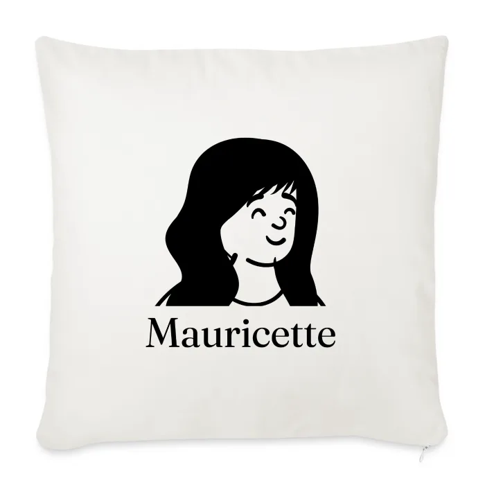 Coussin personnalisé au prénom Mauricette