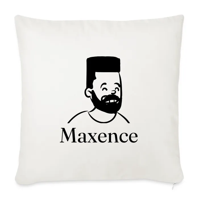 Coussin personnalisé au prénom Maxence