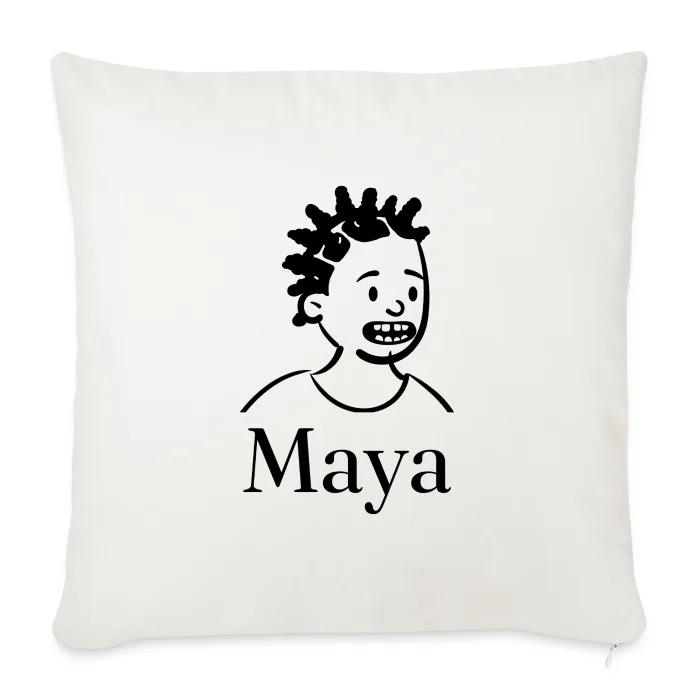 Coussin personnalisé au prénom Maya