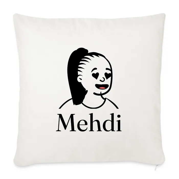 Coussin personnalisé au prénom Mehdi