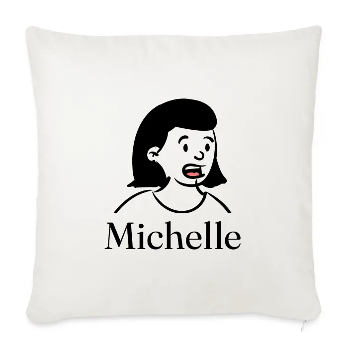 Coussin personnalisé au prénom Michelle