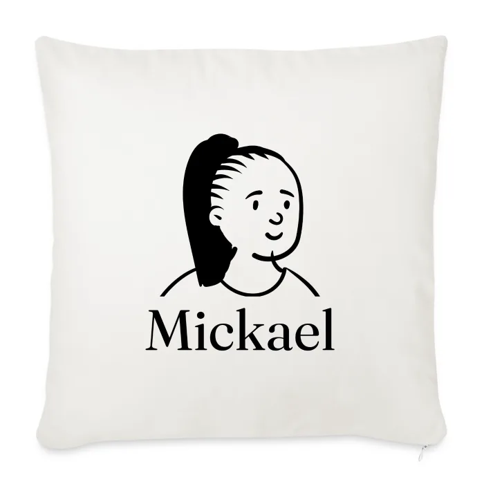 Coussin personnalisé au prénom Mickael