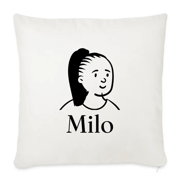 Coussin personnalisé au prénom Milo