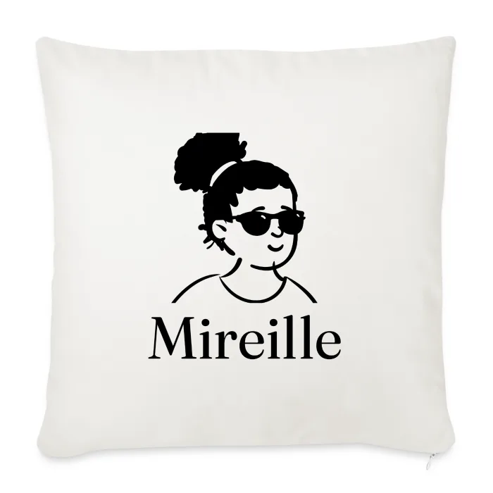 Coussin personnalisé au prénom Mireille