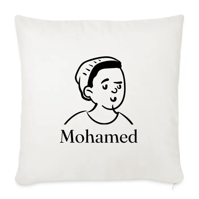 Coussin personnalisé au prénom Mohamed