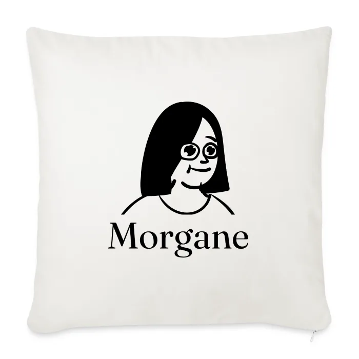 Coussin personnalisé au prénom Morgane