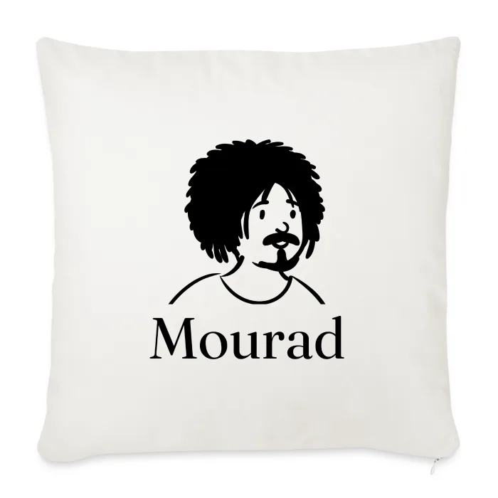 Coussin personnalisé au prénom Mourad