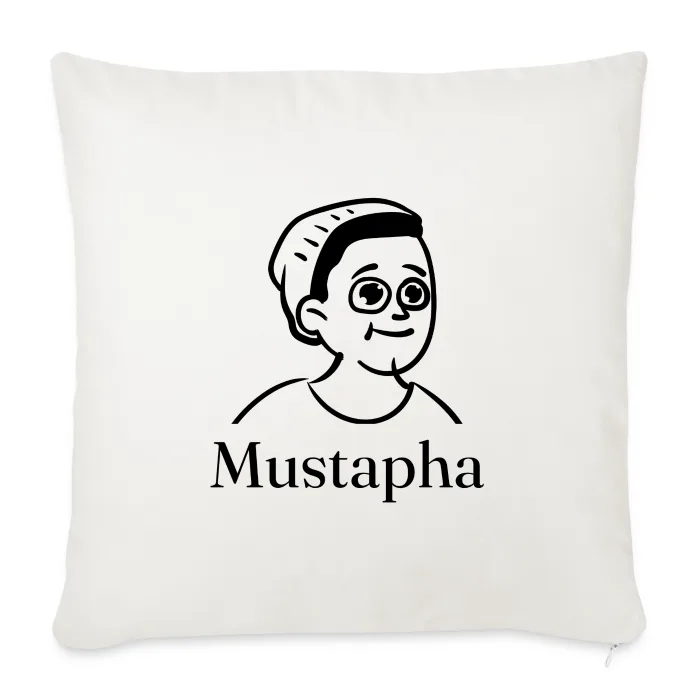 Coussin personnalisé au prénom Mustapha