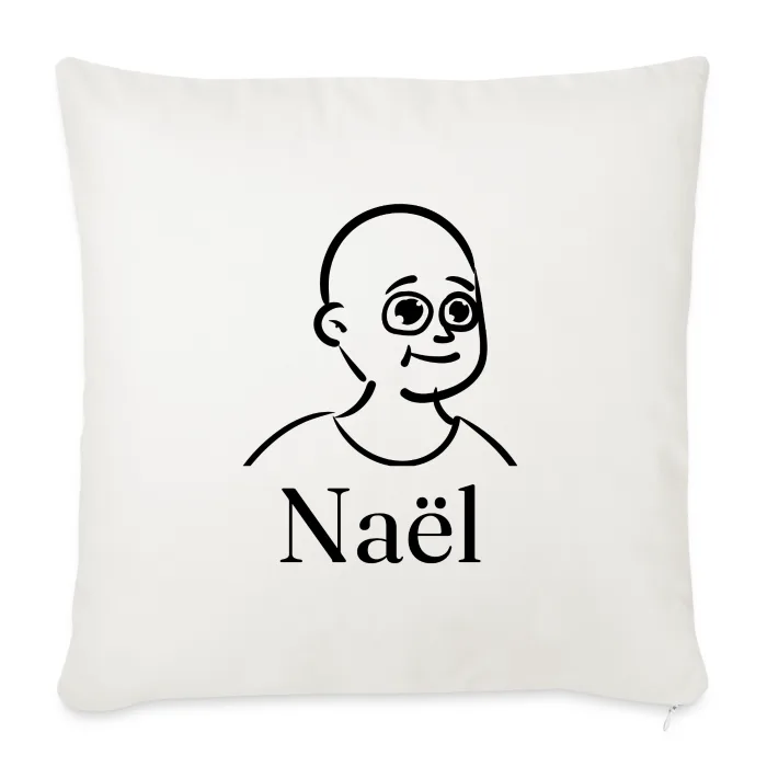 Coussin personnalisé au prénom Naël