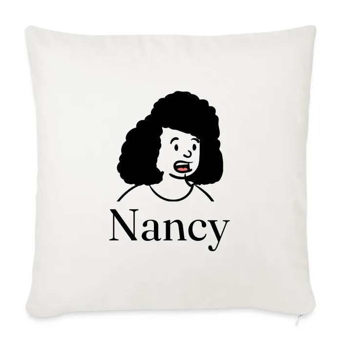 Coussin personnalisé au prénom Nancy